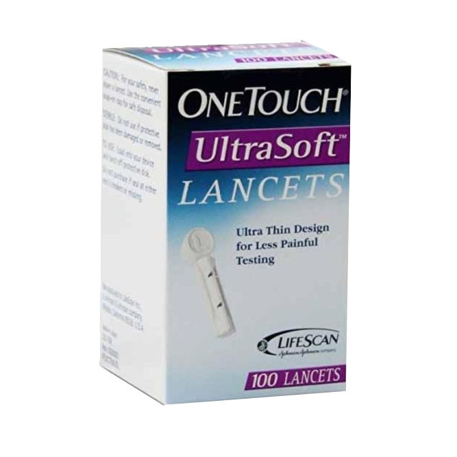 One Touch Ultra Soft Lancets 100's X 2 [ORIGINAL BRAND]