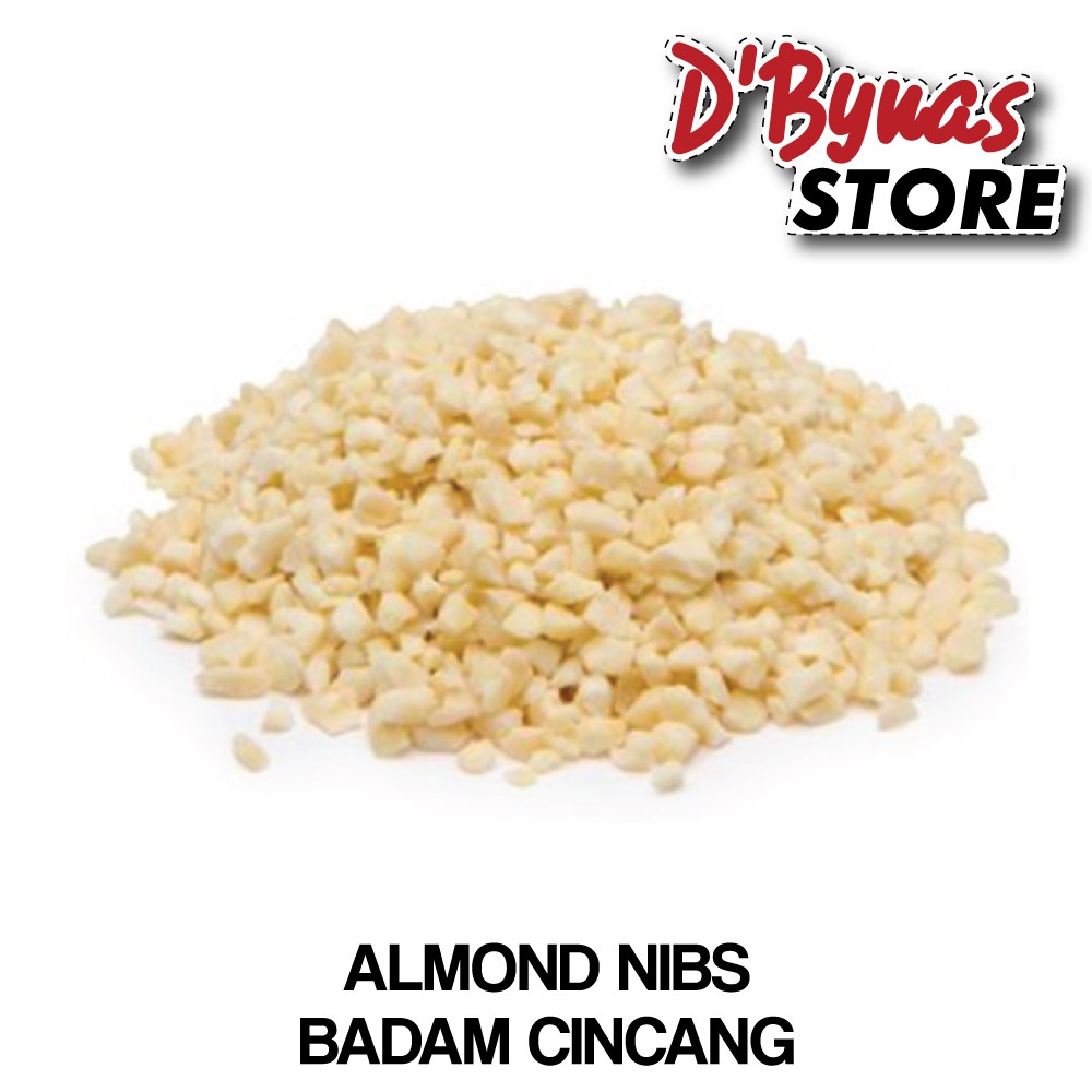 Almond Nibs Badam Cincang 100g 250g 500g 1kg