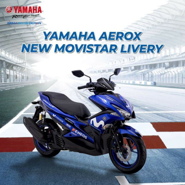 READY STOCK Coverset Yamaha Nvx / Aerox 155 Movistar GP ...