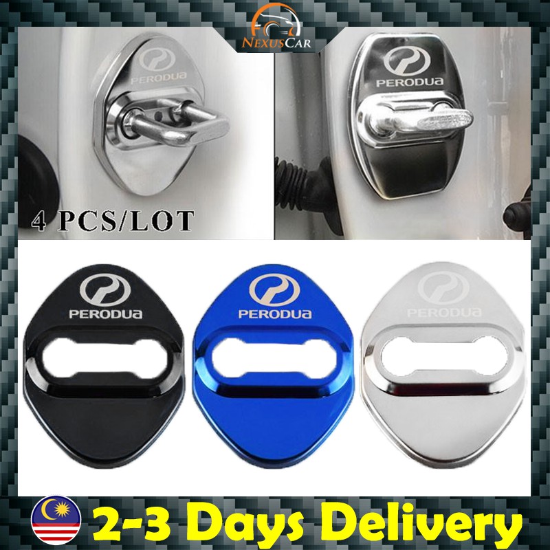Nexus Car Perodua Daihatsu Stainless Steel Door Lock Cover Case
