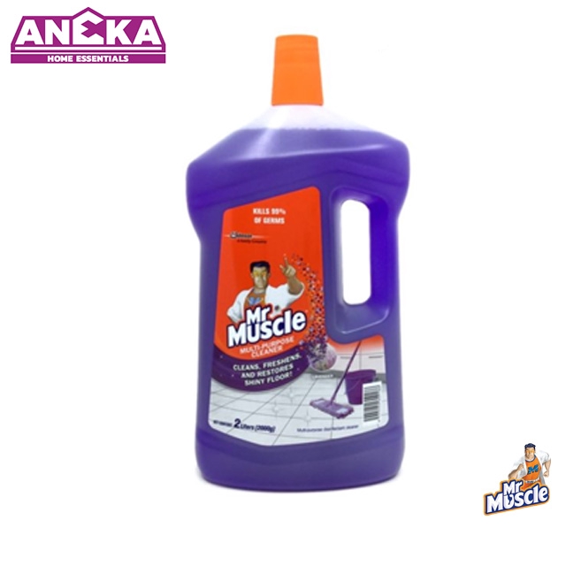 Mr Muscle Floor Cleaner Lavender 2L Shopee Malaysia