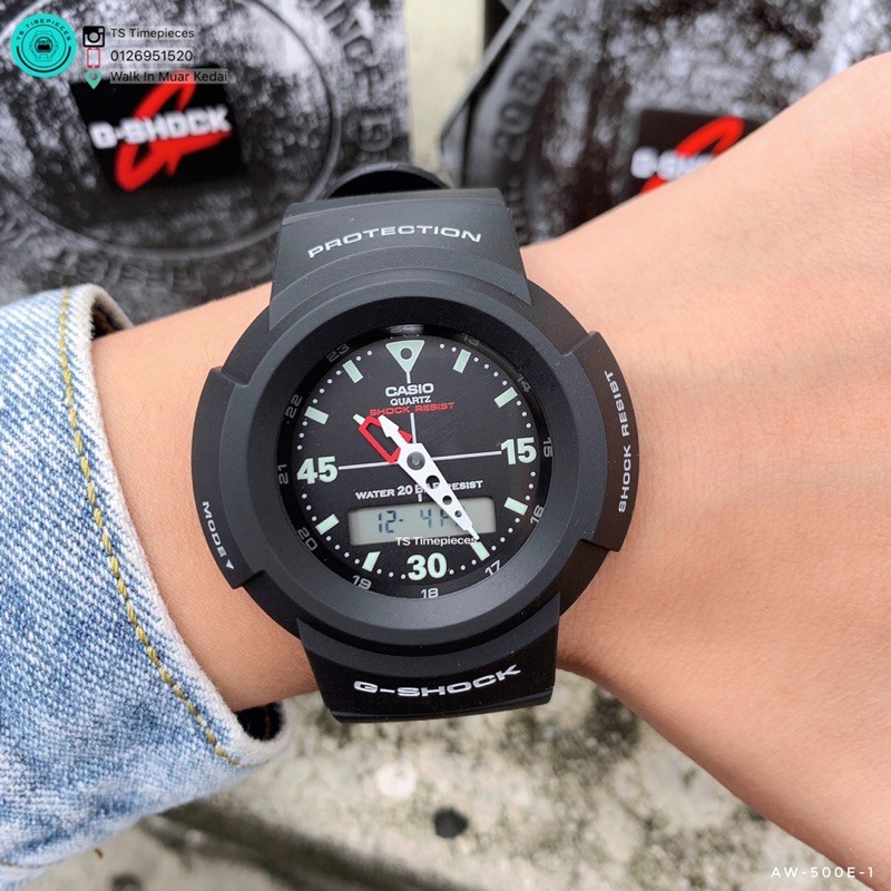 New G Shock Aw 500e 1e Aw 500e 1 Aw 500 Shopee Malaysia