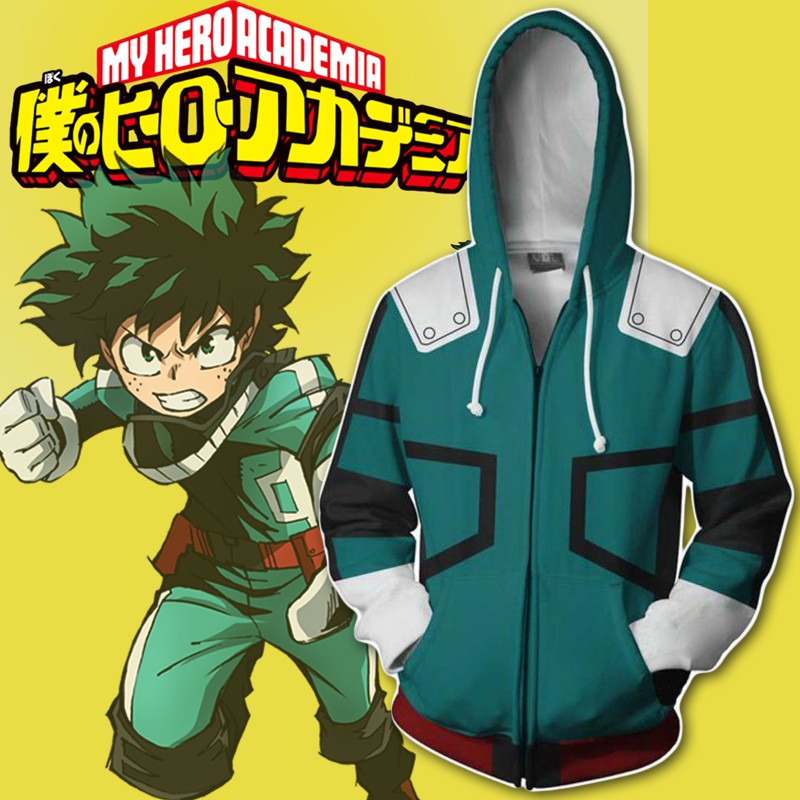 izuku midoriya hoodie with ears