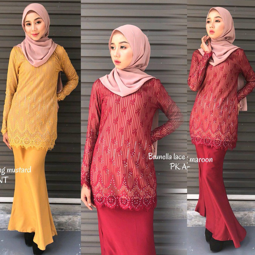  Fashion  Baju  Raya  Lace 2022 Fashion 