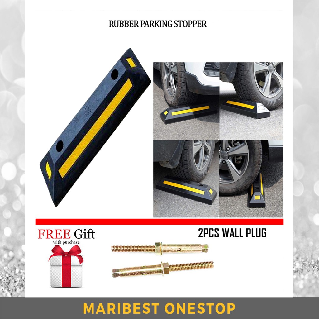 53CM RUBBER CURB PARKING BLOCK WHEEL STOPPER Shopee Malaysia