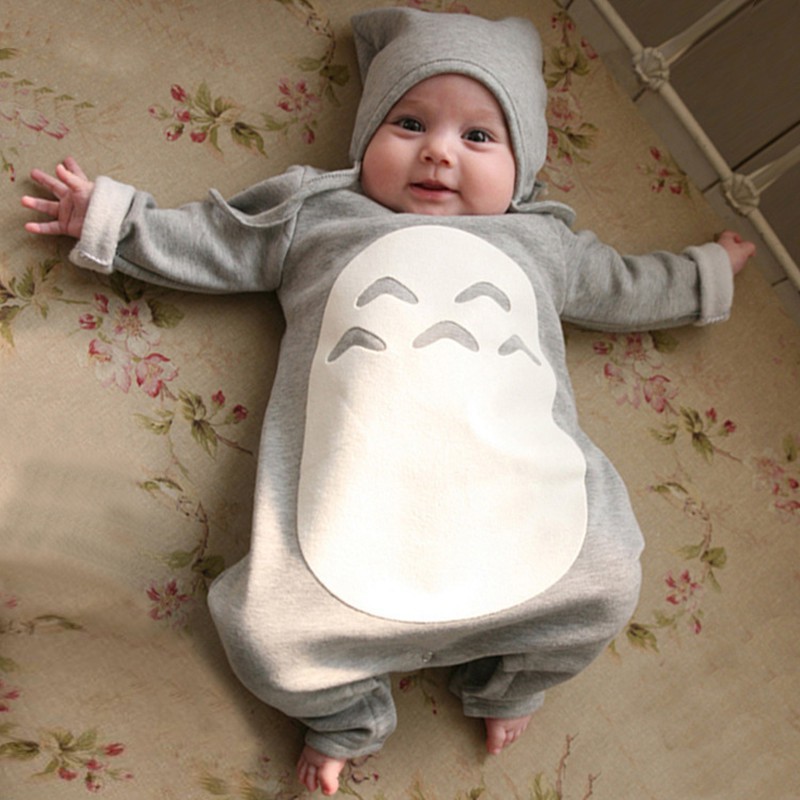 totoro baby romper