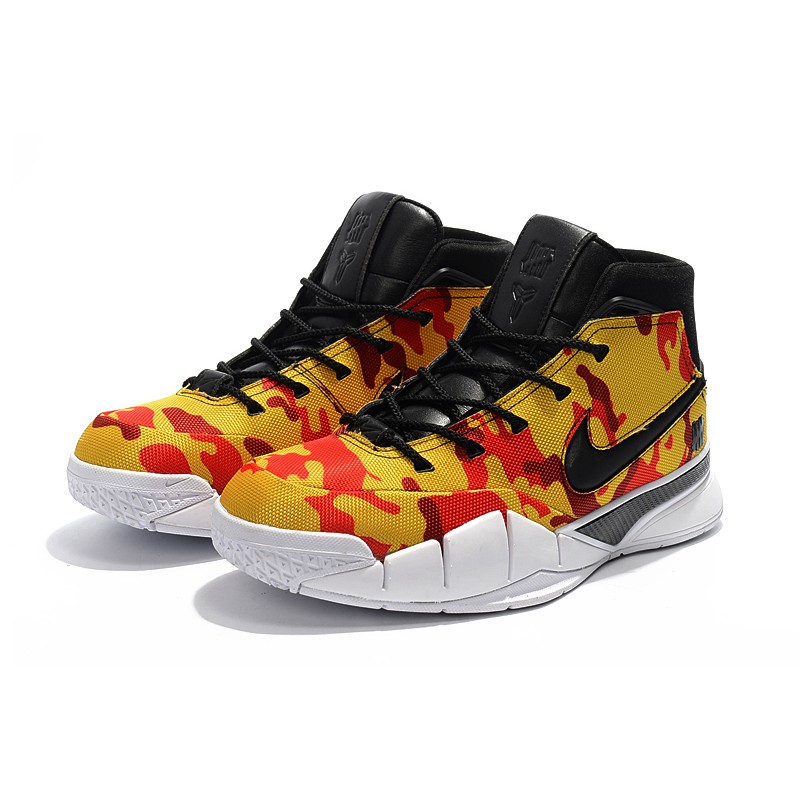 kobe 1 protro undefeated yellow camo