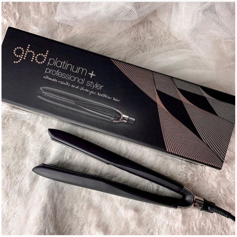 ghd platinum  black styler with 3 year warranty