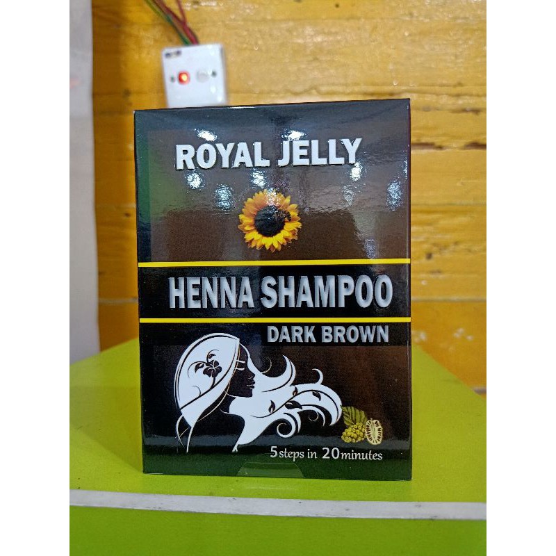 HENNA SHAMPOO DARK BROWN (3PCS) | Shopee Malaysia