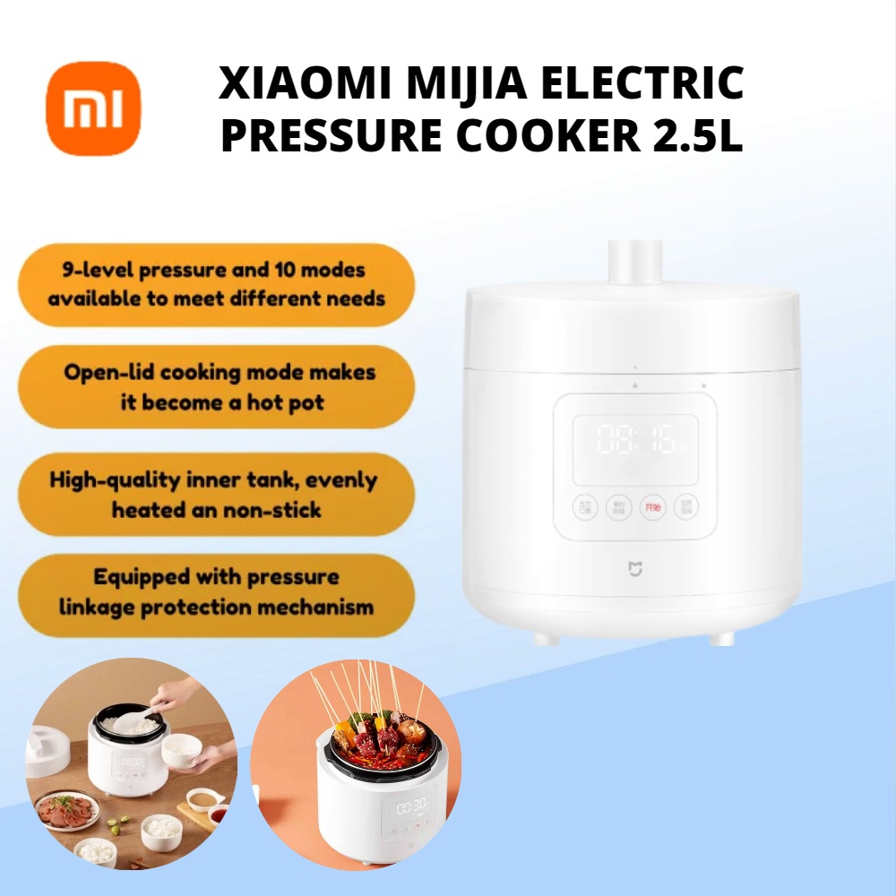 Xiaomi Mijia Smart Electric Pressure Cooker 2.5L / 5L APP Control Instant Pressure Pot Rice Cooker 4.9