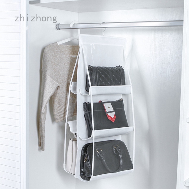 Zhizhong Backpack Handbag Storage Bags Be Hanging Organizer Shoe Storage Bag High Home Supplies Closet Rack Hangers Shopee Malaysia