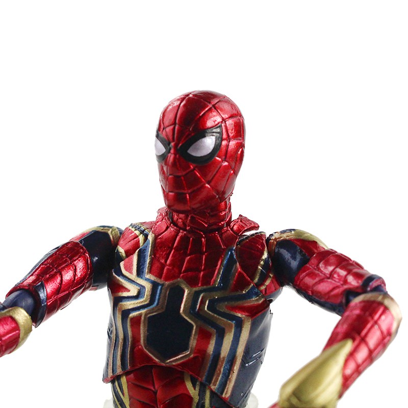 15cm Avengers Infinity War Iron Spider Man Mafex 081 PVC Action Figure  Collectible Model Toys Doll Gift | Shopee Malaysia