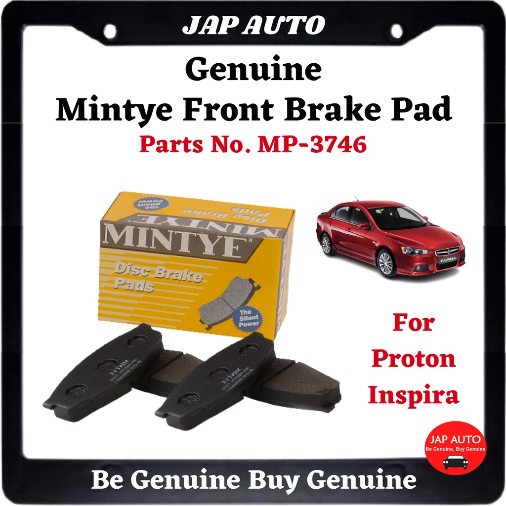 MINTYE Proton Inspira Front Brake Pad Depan ( MP3746 ) Shopee Malaysia