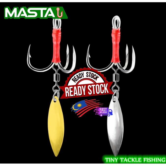 (READY STOK) MASTA TRIPLE HOOK TREBLE HOOK TH2912 SPINNER PLATE MATA