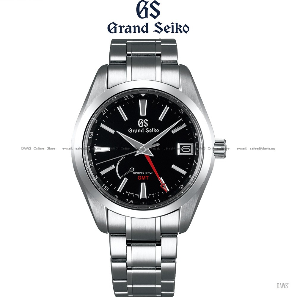 Grand Seiko SBGE211 Men's Watch Spring Drive GMT 24-hours SS Bracelet Black  *Original | Shopee Malaysia