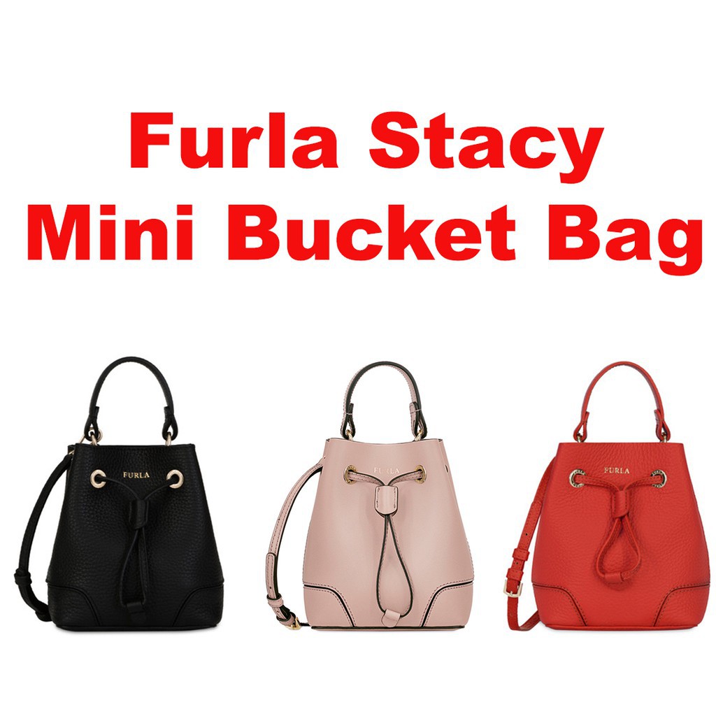 furla stacy mini bucket bag