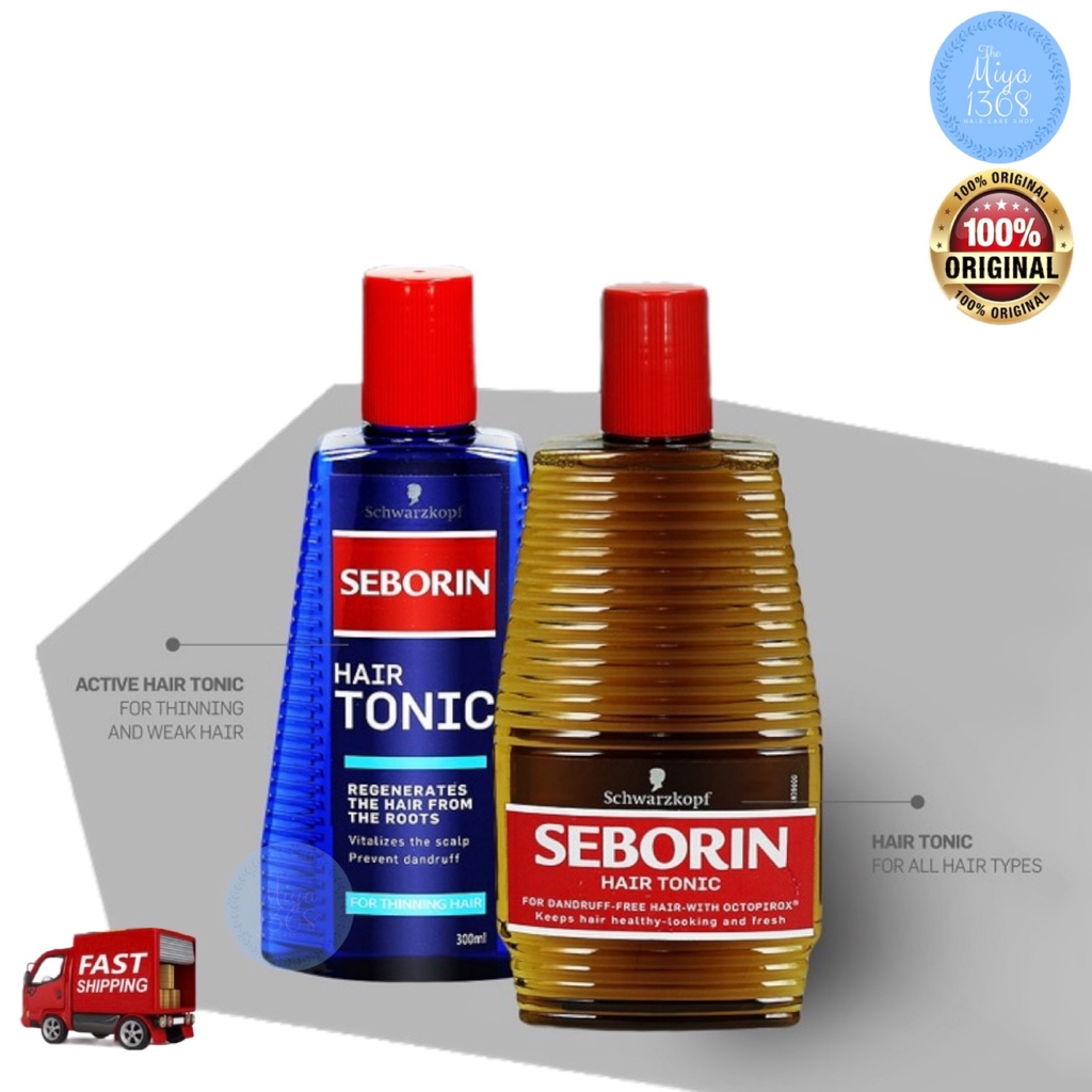 [BUNDLE SPECIAL] Schwarzkopf Seborin Aktiv Hair Tonic 300ml + Seborin ...