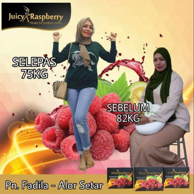 Slimming Fiber Drink Rasberry (Jus Kurus Rasberry 