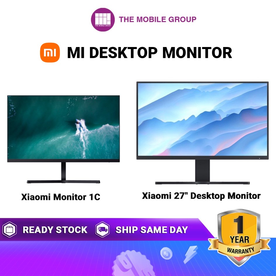 Xiaomi Desktop Monitor 27" 60Hz Refresh Rate 1920x1080 Full HD Xiaomi