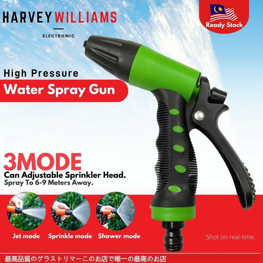 Water Spray Gun Garden Hose Water Pressure Sprayer Gun Nozzle Hose