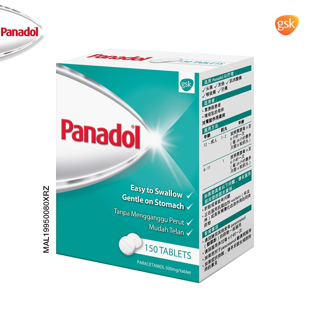 Buy Panadol Regular Paracetamol 500ml Ubat Sakit Kepala Demam 10 Tablets Strip Seetracker Malaysia