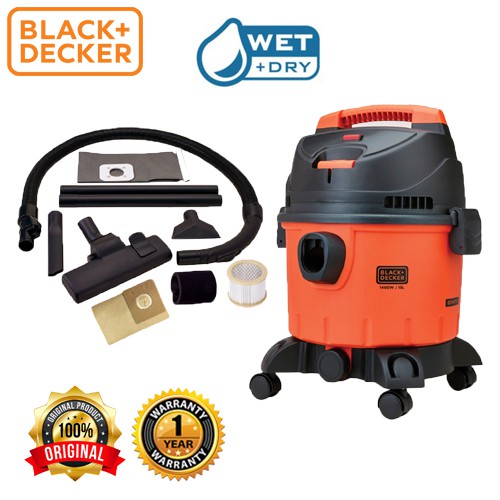 BLACK DECKER BDWD15 / BDWD10 15L OR 10L WET & DRY CLEANER VACUUM ,1400W