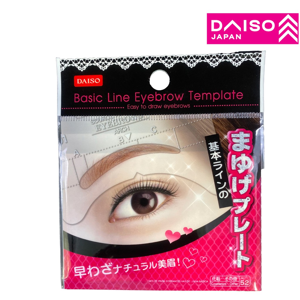 Basic Line Eyebrow Template ( Eyebrow Drawing Card ) Shopee Malaysia