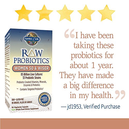 Garden Of Life Raw Probiotics Women 50 Wiser 85 Billion Live