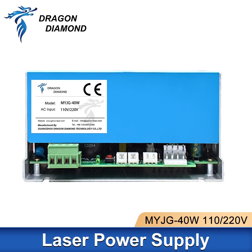 MCWlaser MYJG 80W CO2 Laser Power Supply – 110V/220V For Engraver Cutter