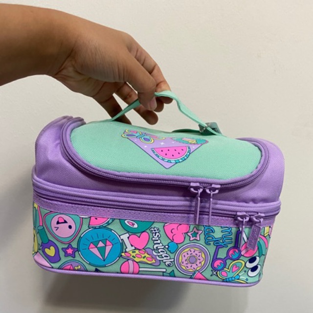 Smiggle lunchbox double decker(no strap) | Shopee Malaysia