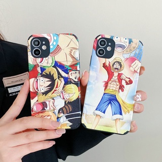 Case OPPO A16 A94 A74 A95 A54 A15 A15S A53 Soft Straight Edge Phone Case Precise Hole Motif One Piece Luffy and Others