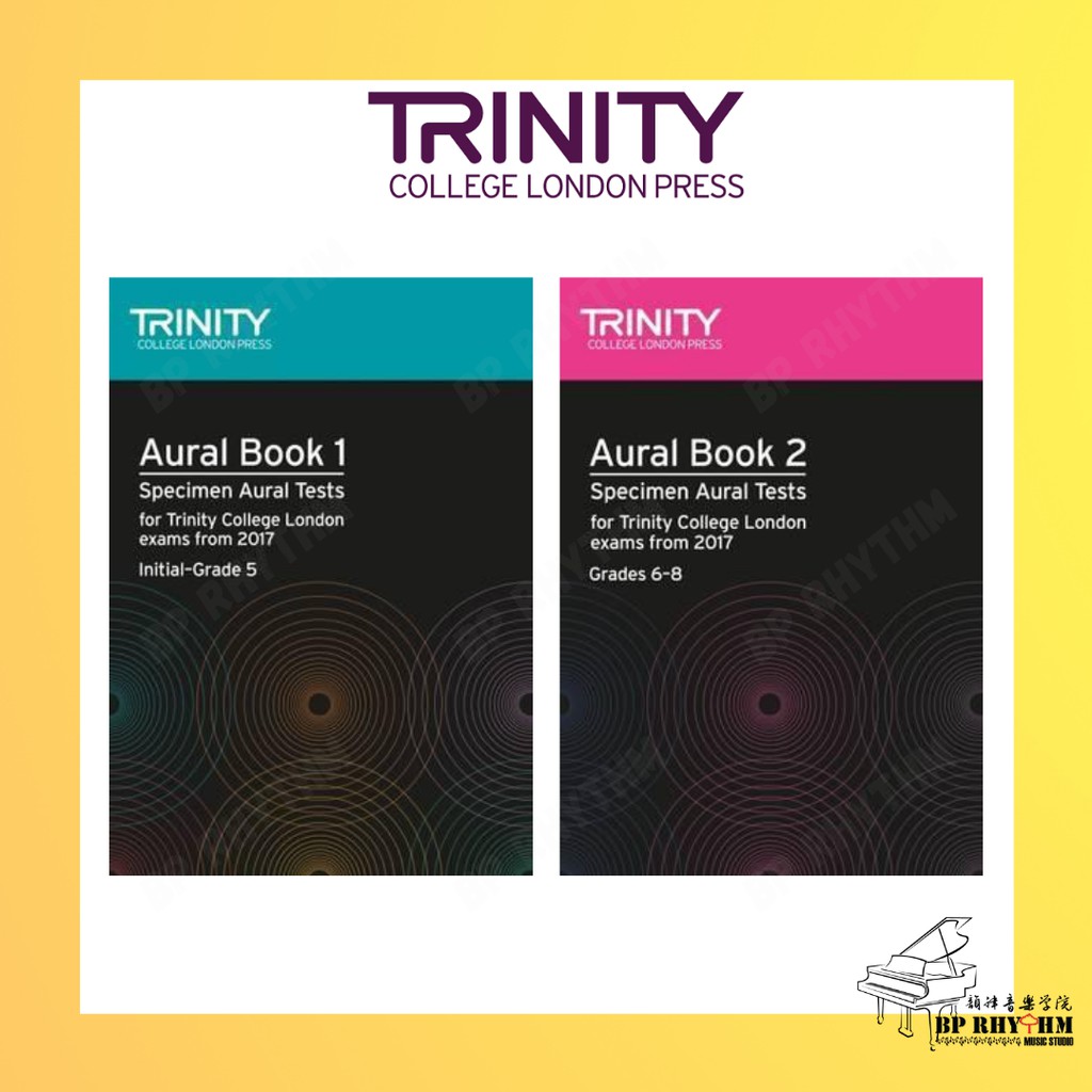 Trinity Aural Tests Book 1 & 2, from 2017 (+ 2 CDs)