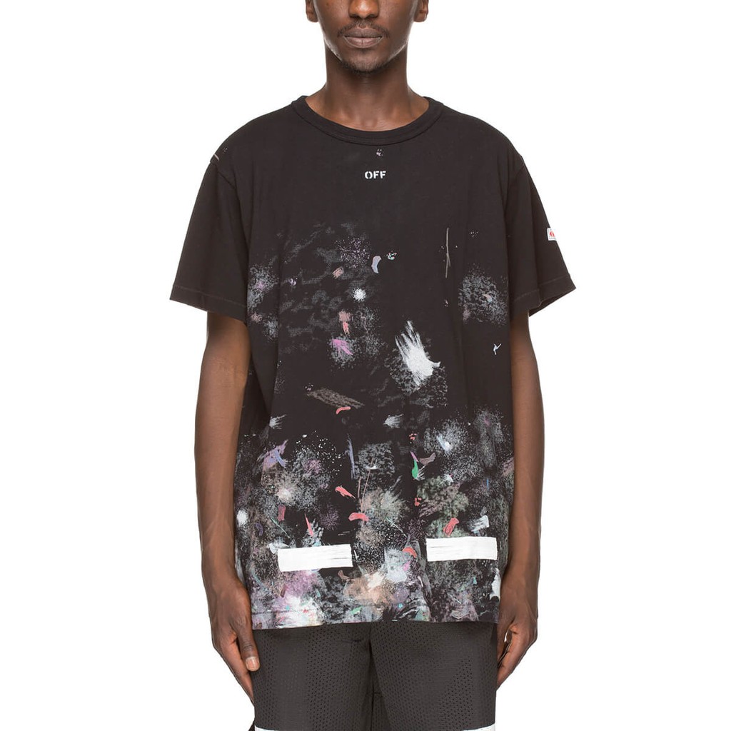 Off White Galaxy Brushed Tee（limited stocks） | Shopee Malaysia