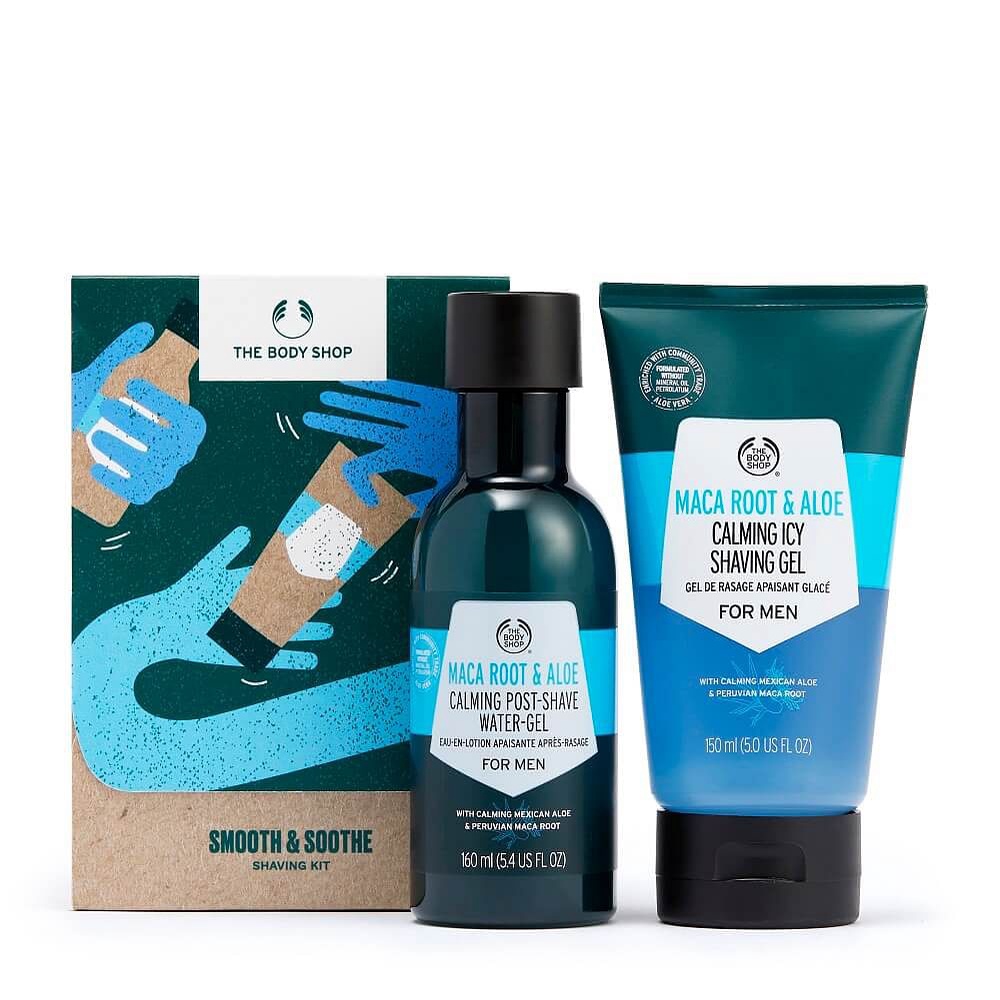 The Body Shop Smooth & Soothe Shaving Kit ( Maca Root & Aloe Shaving