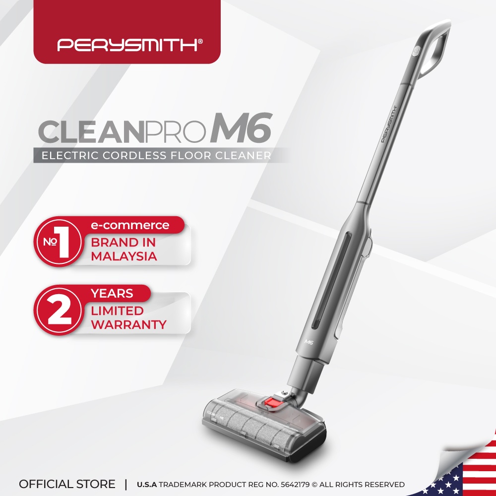 PerySmith Electric Cordless Floor Cleaner CleanPro Series M6 Shopee