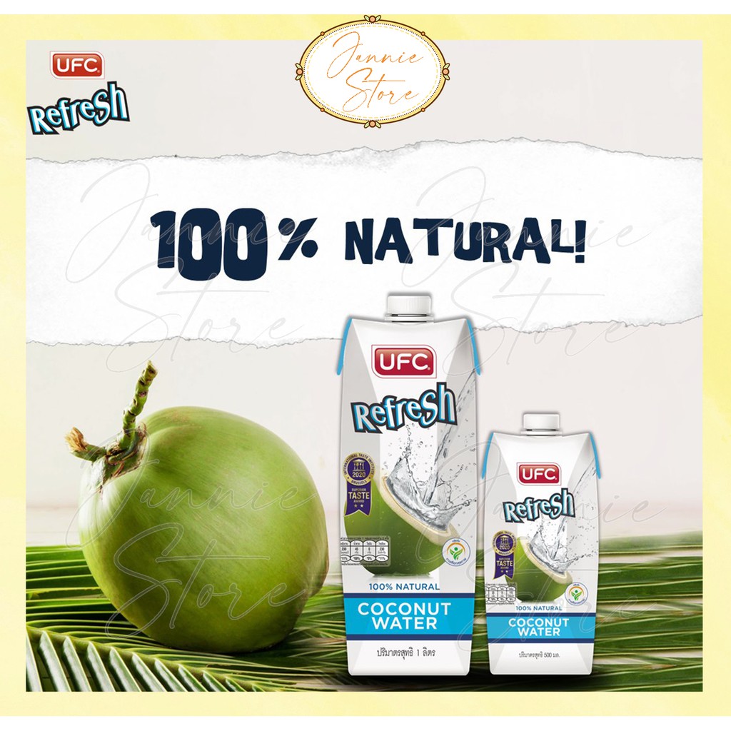 Ufc Coconut Water Halal 250ml 500ml 1l Thailand Shopee Malaysia