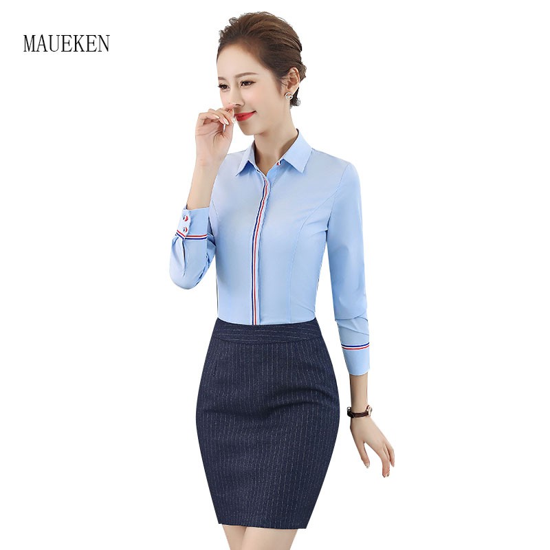 office wear skirt and blouse