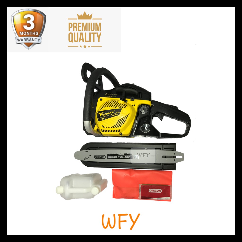 Zomax Chainsaw 16" ZM4020 High Performance Saw Premium Quality Shopee