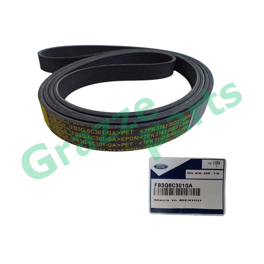 Fan Belt 7PK3143 for Ford Ranger T7 2.2 Mazda BT50 2.2 Year 2013