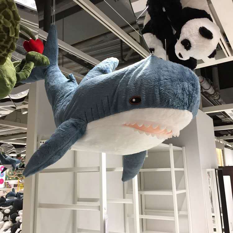 stuffed shark from ikea