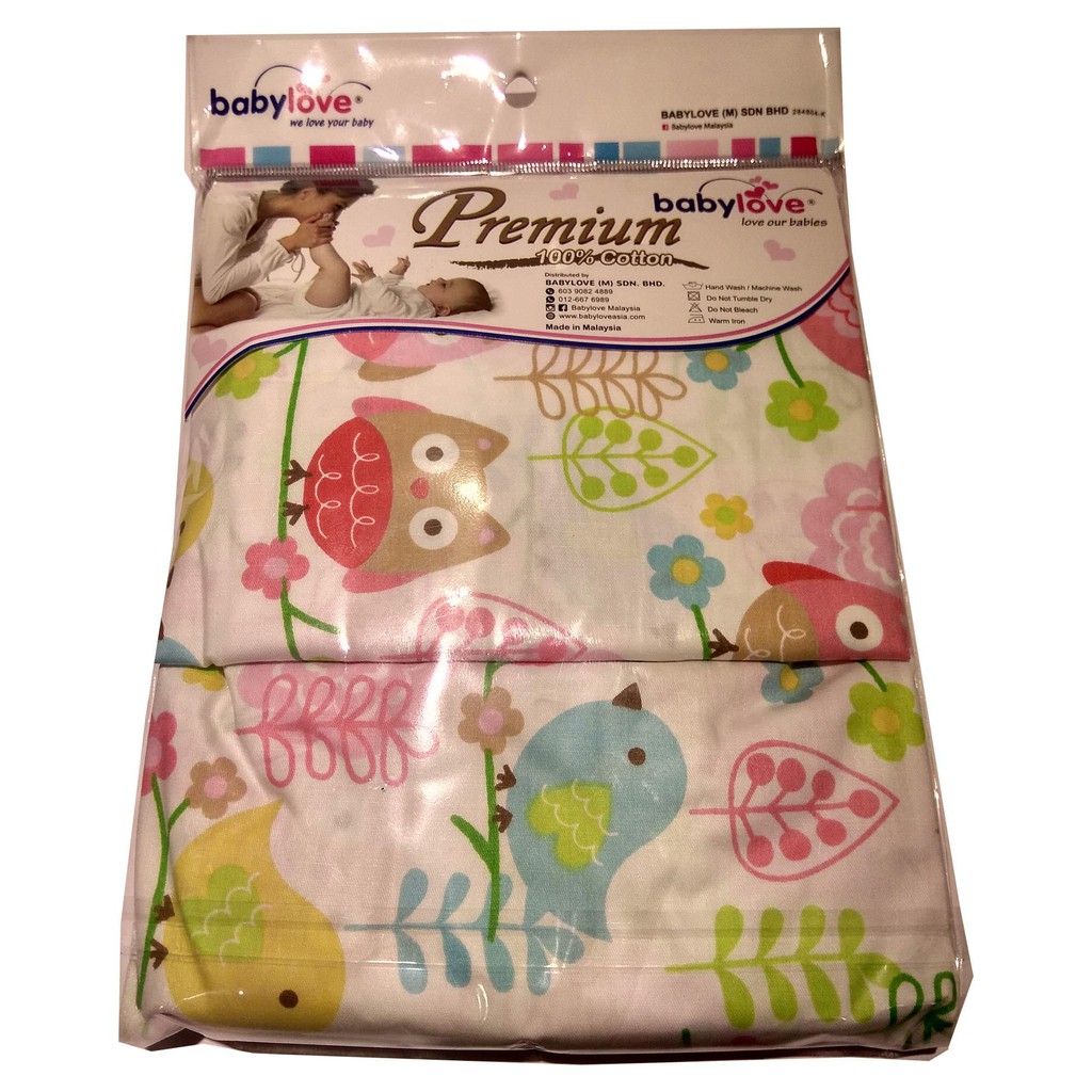 Babylove Premium Fitted Crib Sheet 3 Designs Shopee Malaysia