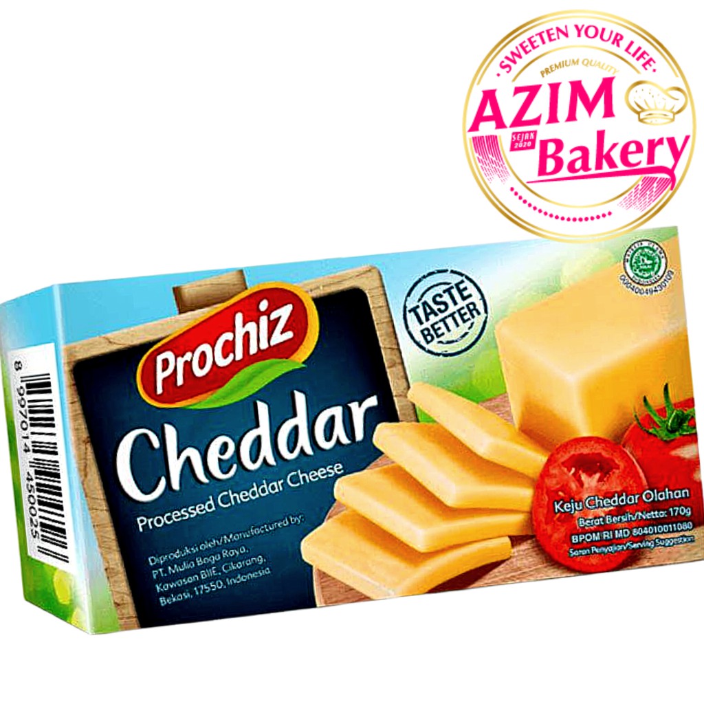 Prochiz Cheddar Cheese 170g Halal By Azim Bakery