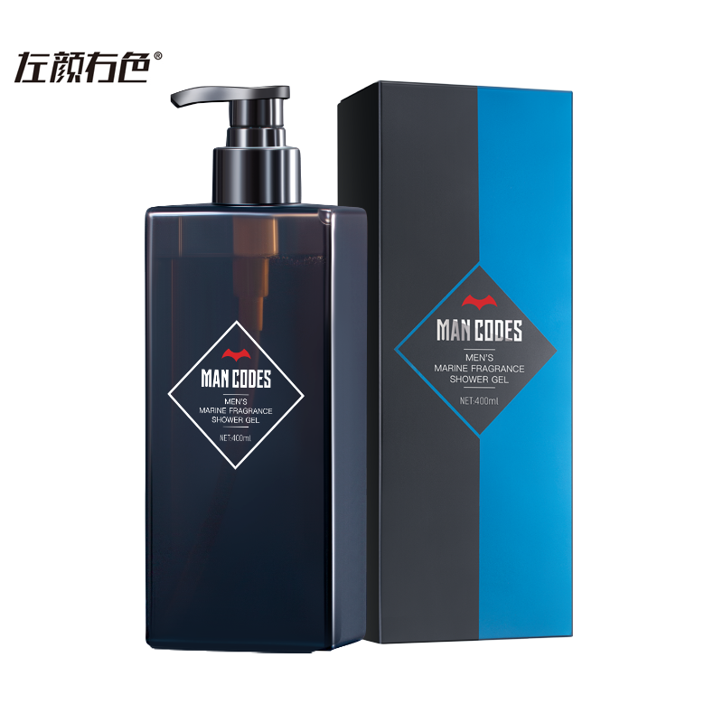 man codes shower gel