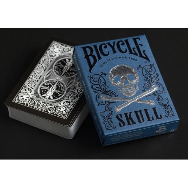 bicycle luxury skull playing cards