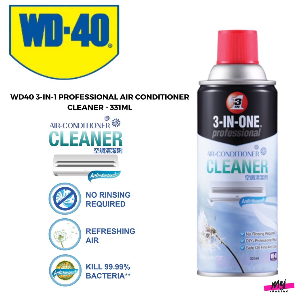 WD40 3 In 1 Professional Air Conditioner Cleaner 331ml Shopee Malaysia