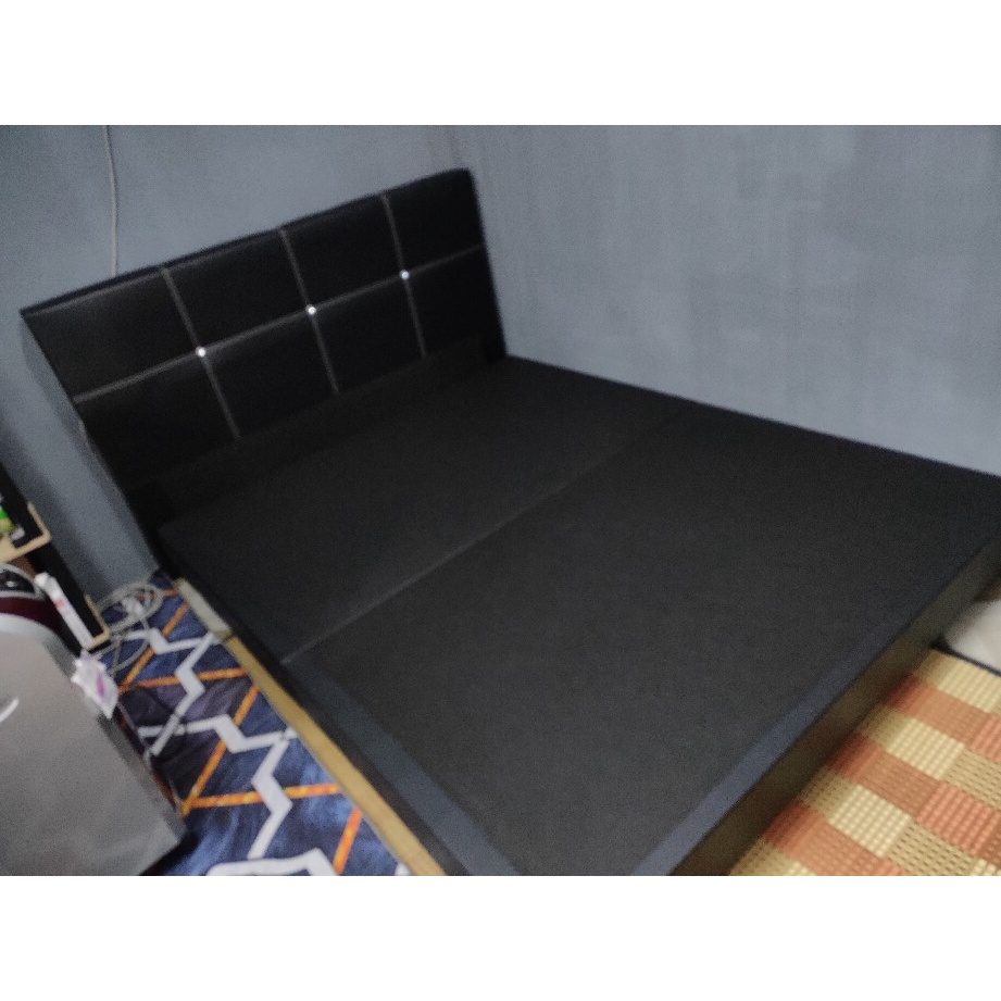 PVC Queen Bed Frame Katil 3 Diamond Add On Queen Foam Mattress Shopee