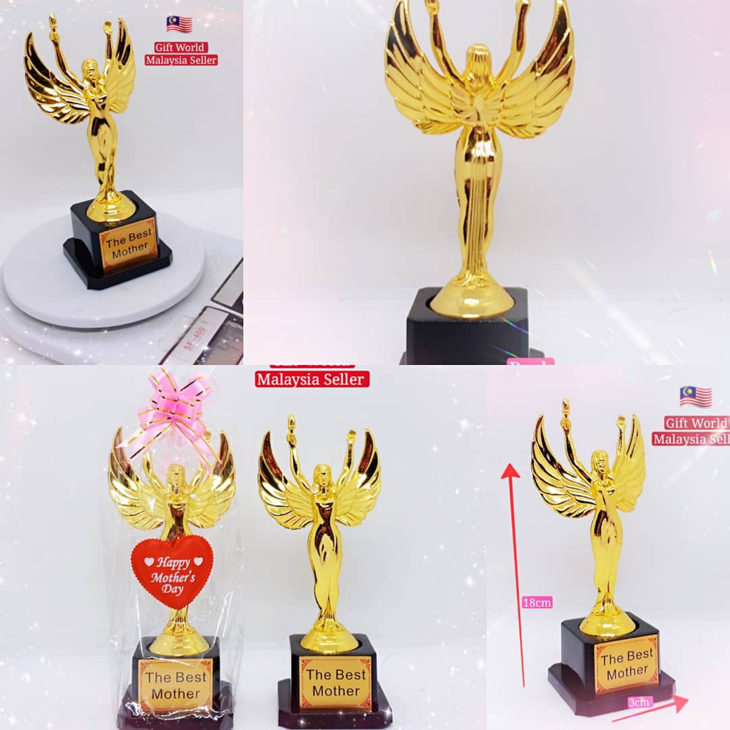 Buy Mother S Day Goddess Trophy Father S Day Gift Oscar Trophy Seetracker Malaysia
