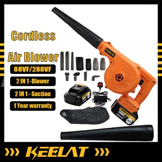 Keelat 2v v Cordless Air Blower Portable 2in1 Electric Blower Vacuum Cleaner Floor Car Corner Powerful Dust Removal Shopee Malaysia