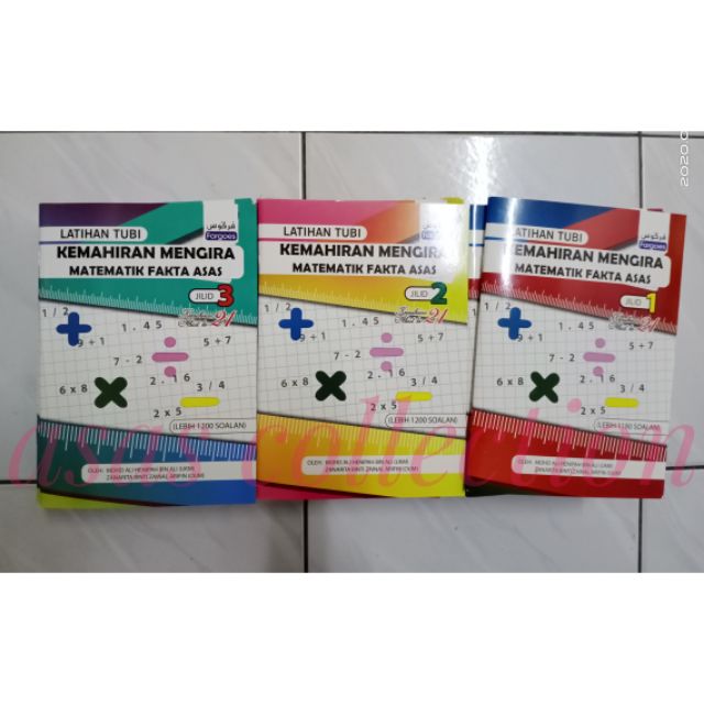 Latih Tubi Kemahiran Mengira Matematik Fakta Asas  Shopee 