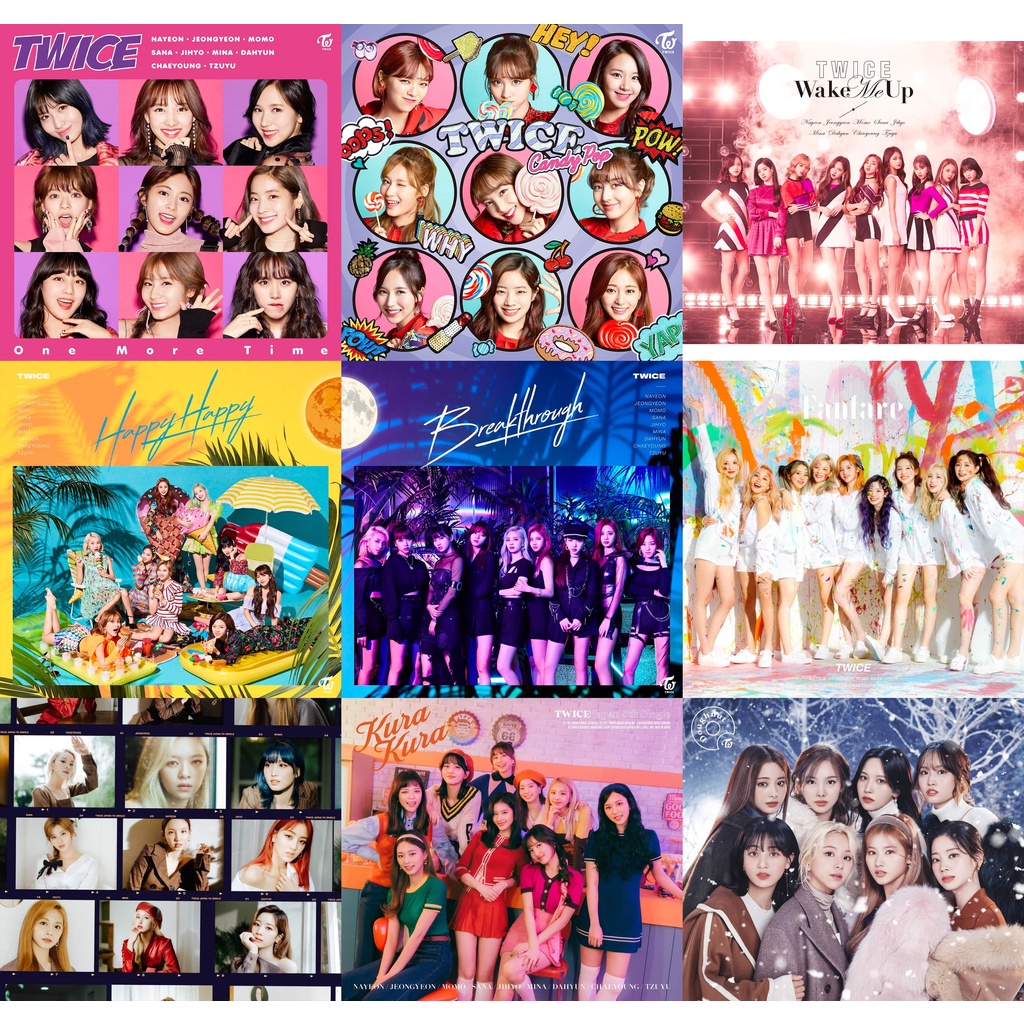 Twice Japan Single Collection Better Doughnut Kura Kura Fanfare Breakthrough Happy Happy Jyp Japan Album日文单曲日专日单日本专辑 Shopee Malaysia